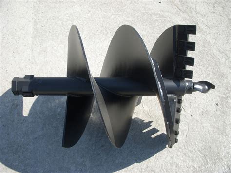 mini skid steer post hole auger|36 auger bit for bobcat.